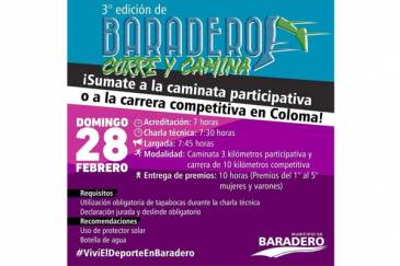 Baradero Corre y Camina: ¡Se viene la tercera edición en Santa Coloma!