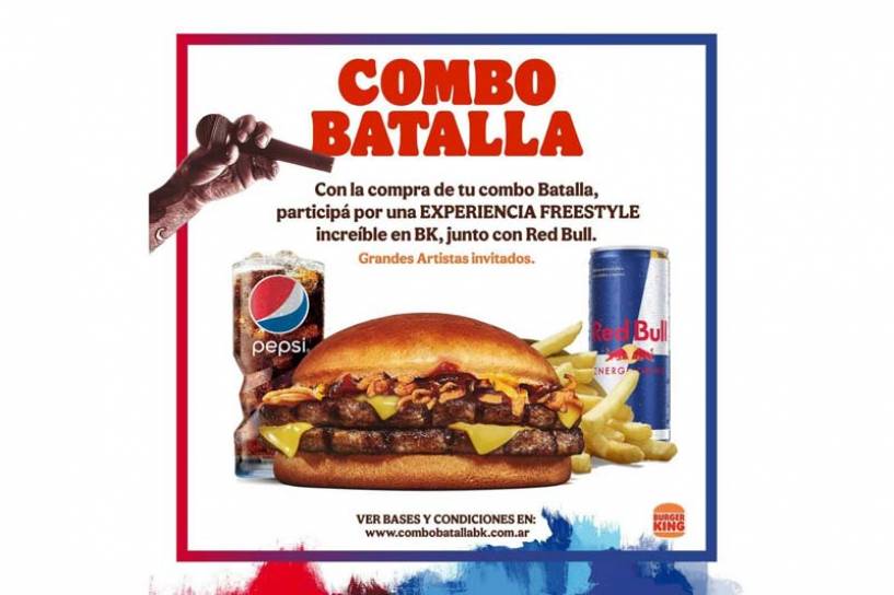 Burger King® Argentina y Red Bull te invitan a vivir una experiencia a puro freestyle