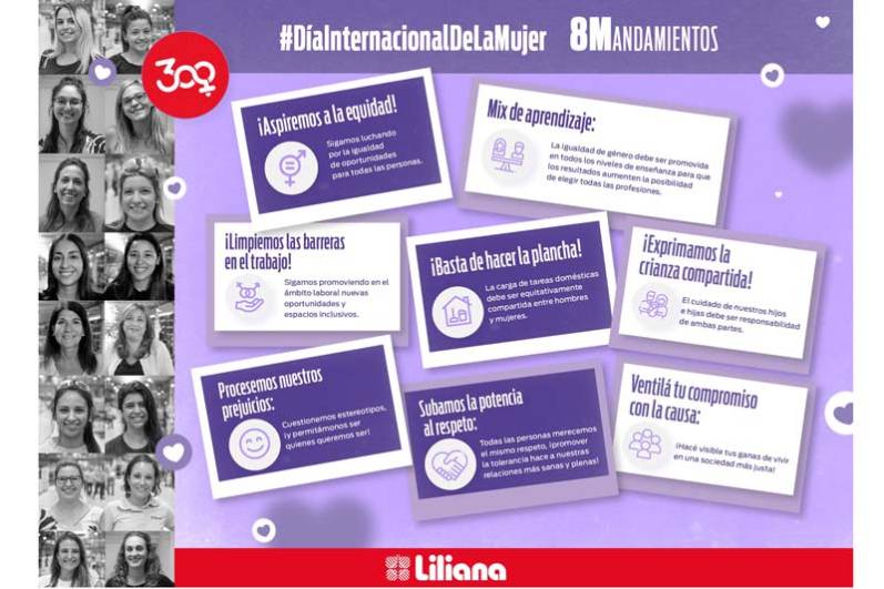 #8Mandamientos: la campaña de Liliana Electrodomésticos por el 8M