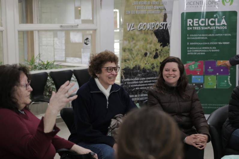 Vicente López lanzó el programa de compostaje domiciliario