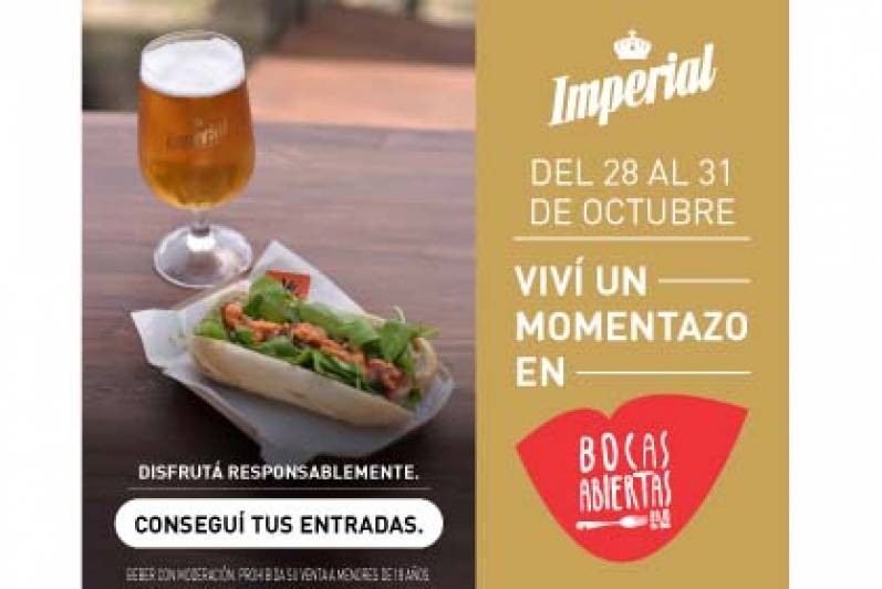 Cerveza Imperial, en una nueva edición de Bocas Abiertas