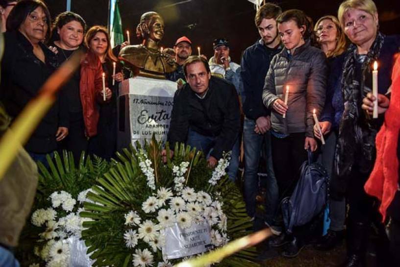 A 68 años de su paso a la inmortalidad, el PJ Escobar rinde homenajes virtuales a Eva Perón