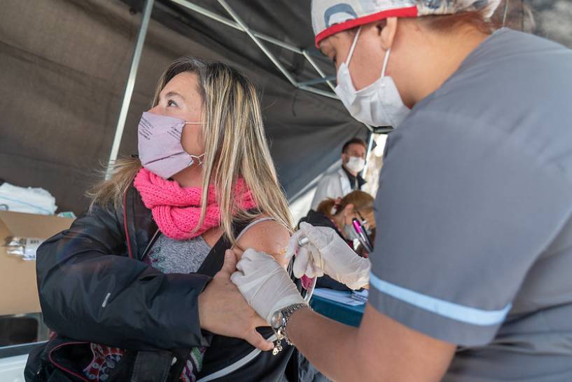 San Isidro: sigue la campaña de vacunación antigripal