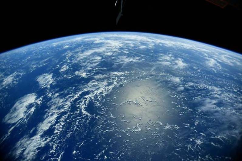 Océano- imagen astronauta de la ESA Thomas Pesquet MissionAlpha desde la EEI