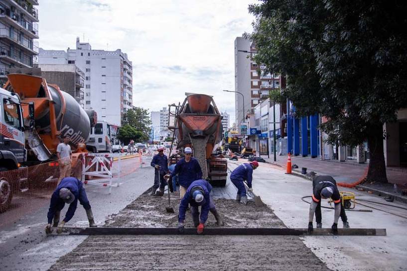 San Isidro: avanza la repavimentación de la avenida Santa Fe