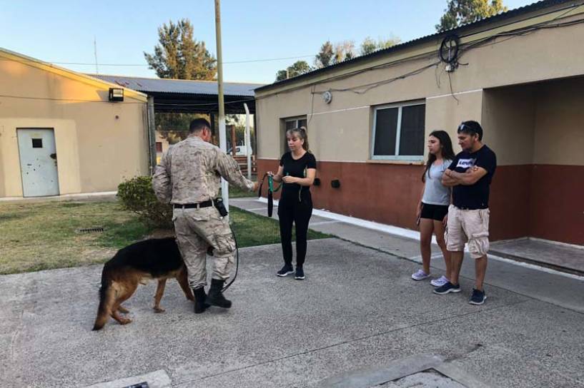 Emotivo pase a retiro de Nerón, un perro que prestaba servicio en una cárcel bonaerense de San Martín