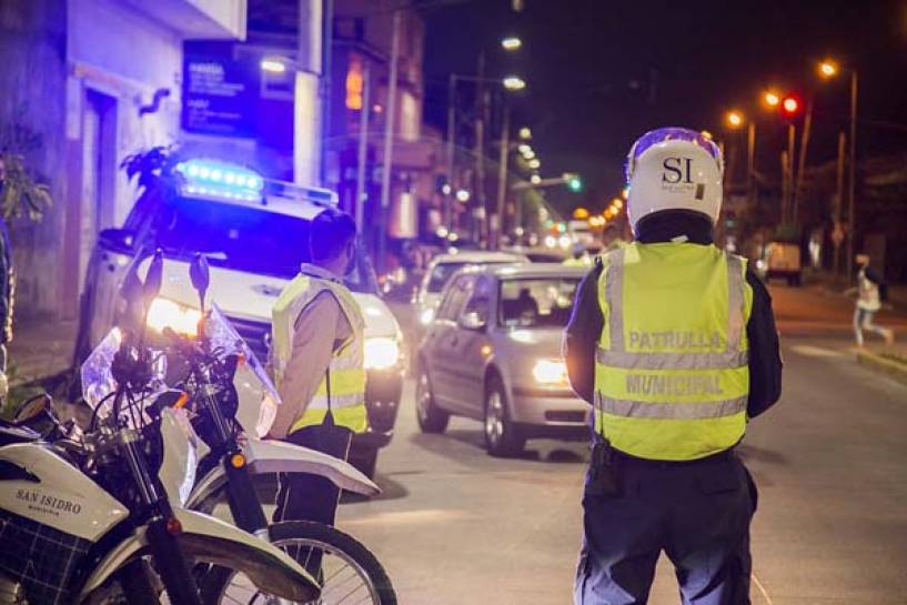 San Isidro: operativos de seguridad en la vía pública