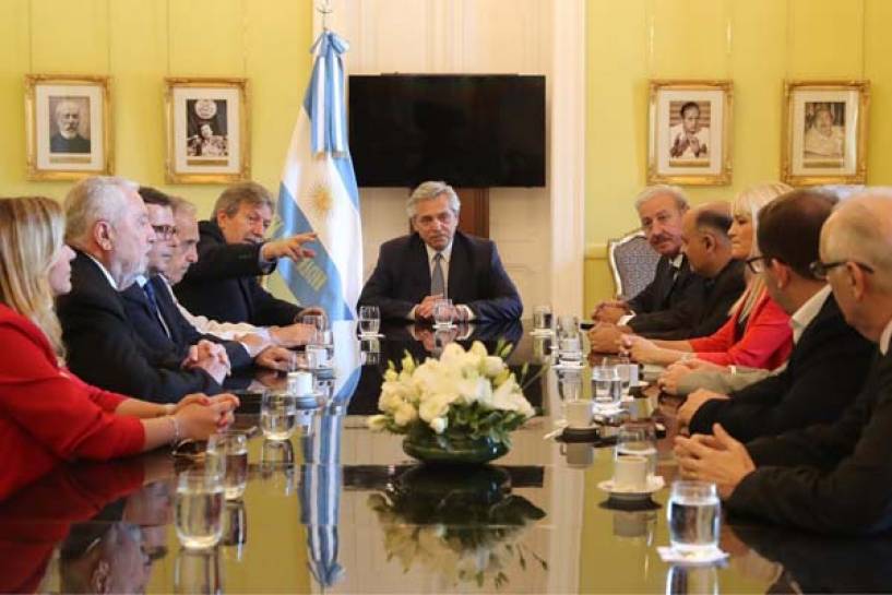 El Presidente Alberto Fernández se reunió con autoridades de las iglesias evangélicas