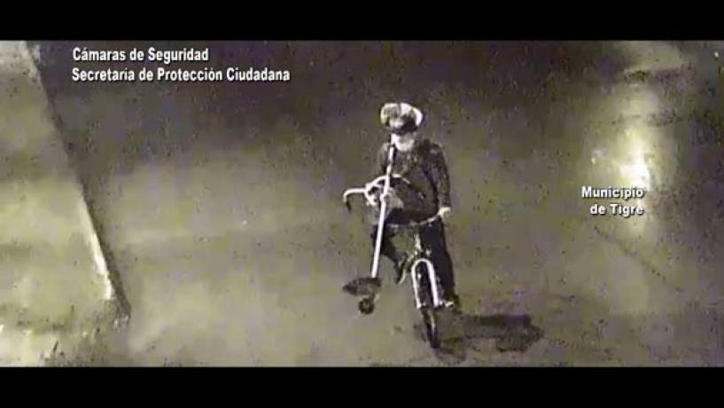 Robó y huyó en bicicleta: las cámaras del COT no lo dejaron escapar