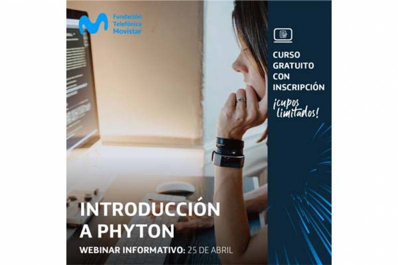 Fundación Telefónica Movistar brindará 2 cursos para la formación en programación y ciberseguridad