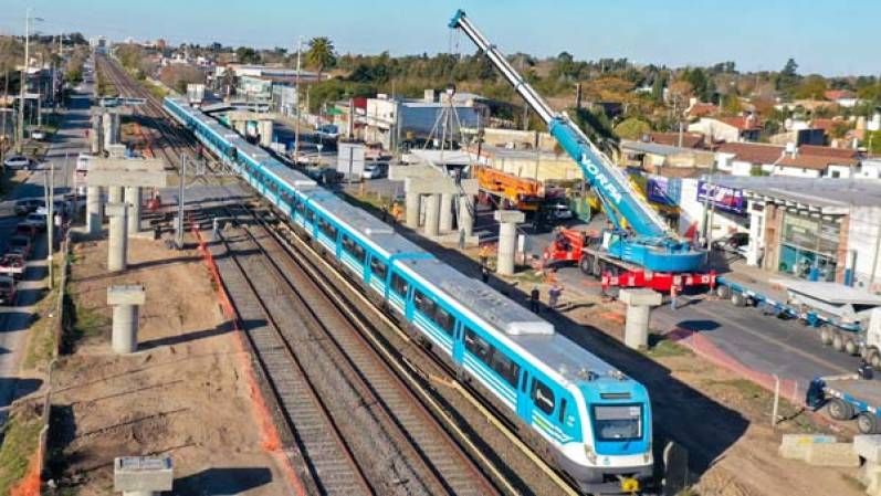 Por obras, el tren Sarmiento funcionará limitado entre Once y Castelar durante el fin de semana