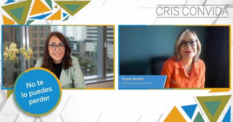 Paula Santilli, CEO de PepsiCo Latinoamérica, es entrevistada por Cristina Palmaka