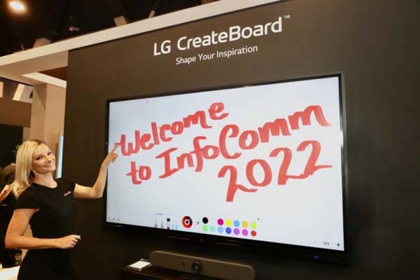 LG crea entornos del mundo real para destacar nuevas tecnologías en INFOCOMM 2022