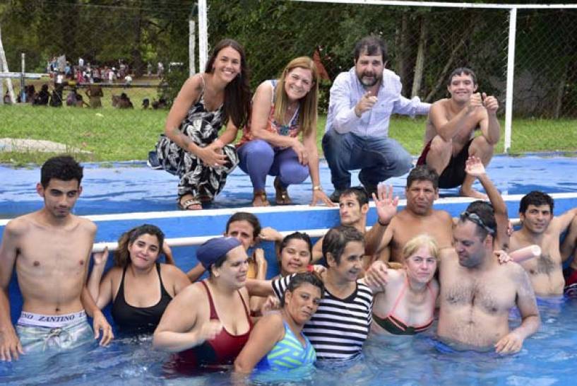 Moreira visitó la Colonia de Verano para personas con discapacidad