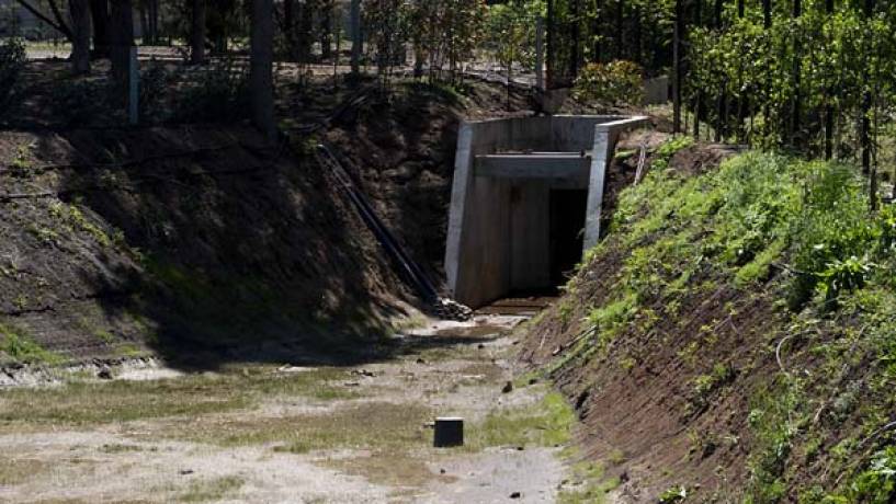 El municipio sumó un nuevo reservorio en Las Lomas de San Isidro