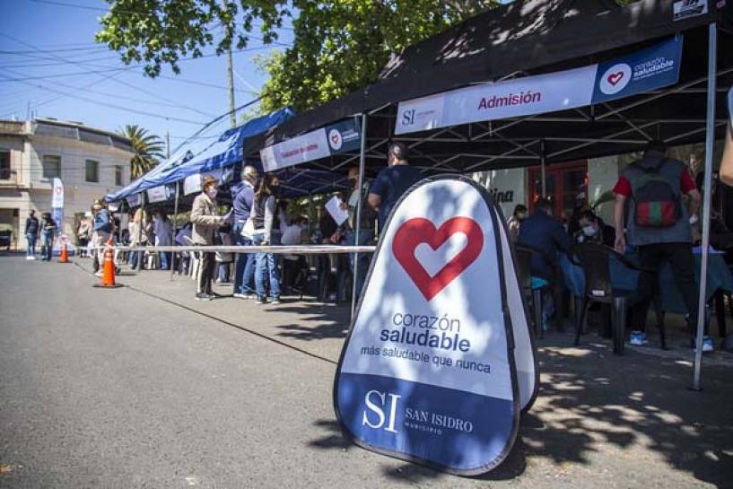Corazón Saludable en San Isidro: 2.000 vecinos se realizaron chequeos gratuitos en la vía pública