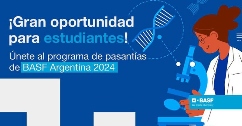 BASF lanza una nueva edición del Programa de Pasantías 2024