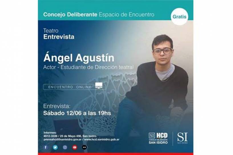 Ciclo de charlas virtuales: Ángel Agustín y el futuro del teatro
