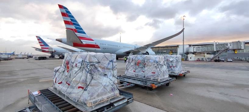 American Airlines cargo entrega suministros humanitarios a Haití