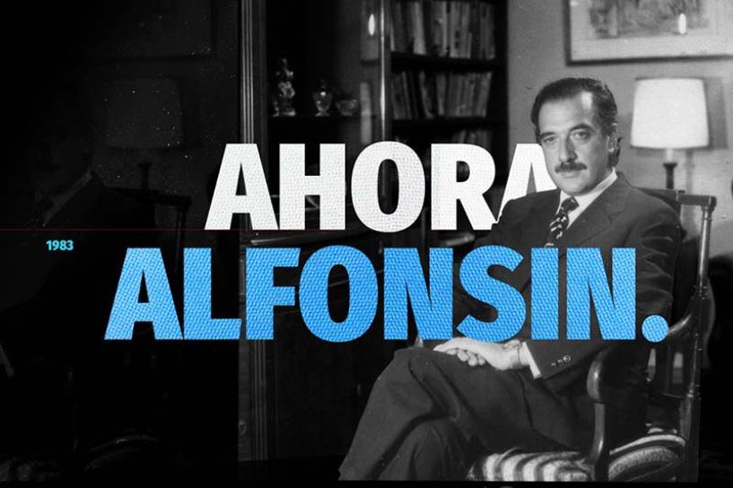 DNEWS emitirá el documental &quot;Ahora Alfonsín&quot; el domingo para conmemorar los 40 años de Democracia en la Argentina