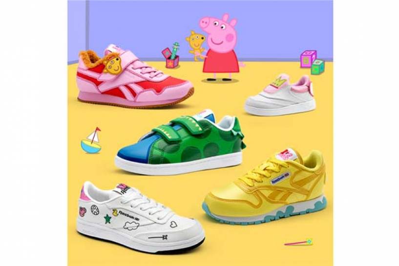 Reebok presenta su colección Reebok x Peppa Pig para el mes de la niñez