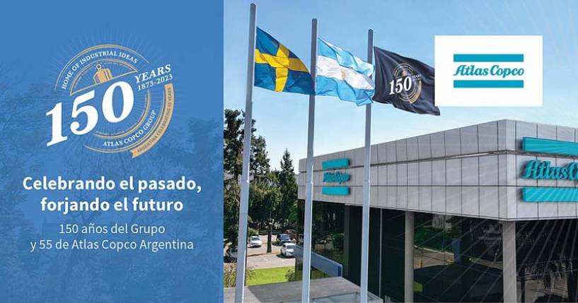 Atlas Copco Group celebra 150 años de innovaciones y 55 de trayectoria en Argentina