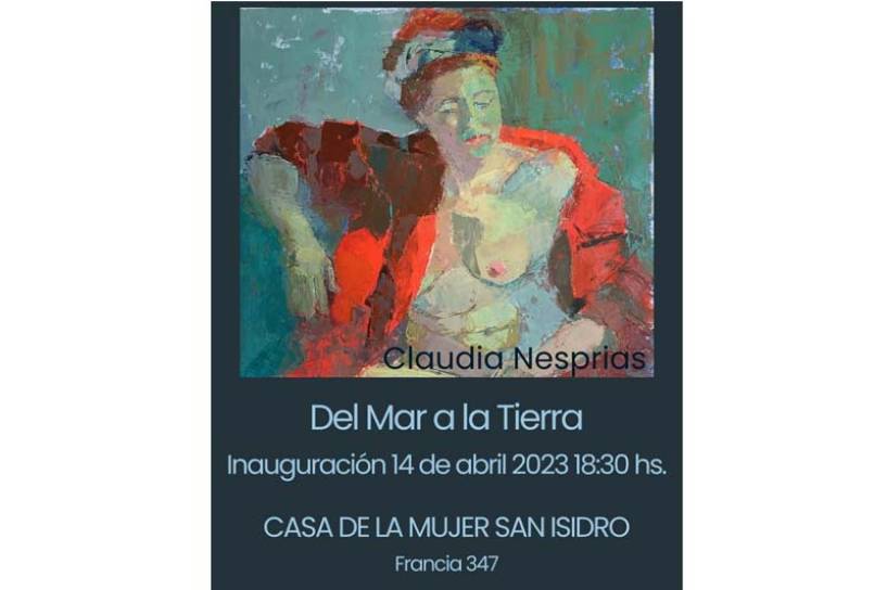Claudia Nesprias exhibe sus obras en San Isidro