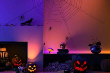 ¡Vive una noche de Halloween espeluznante con la iluminación de Philips Hue!