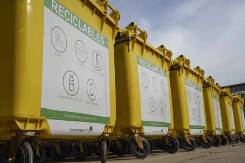 Vicente López suma 180 contenedores para reciclado