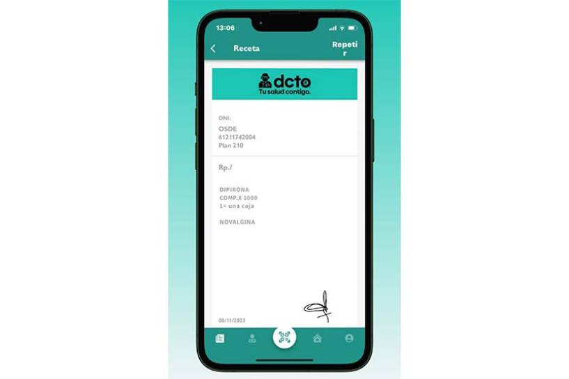 Lanzan Dctor, una app para pedir y gestionar recetas, estudios y certificados médicos desde el celular