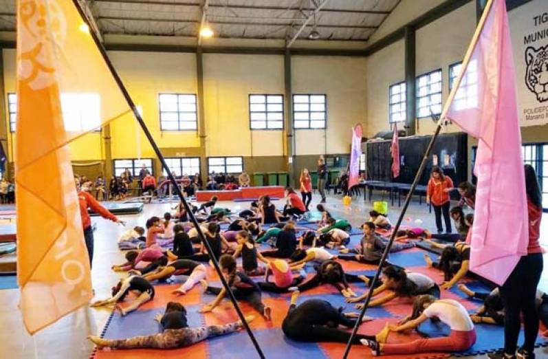 Troncos del Talar: El Selectivo de la Escuela Municipal de Gimnasia Artística tuvo su primera jornada de entrenamiento