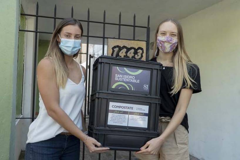 San Isidro: Más de 1.000 vecinos ya recibieron la compostera para residuos orgánicos