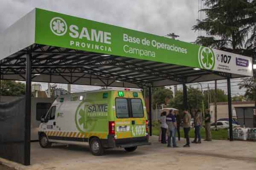 Desde esta semana, el SAME empieza a funcionar en su nueva base operativa